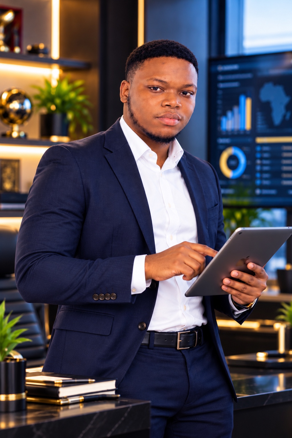 Portrait professionnel du fondateur d’Africa Digital Pro